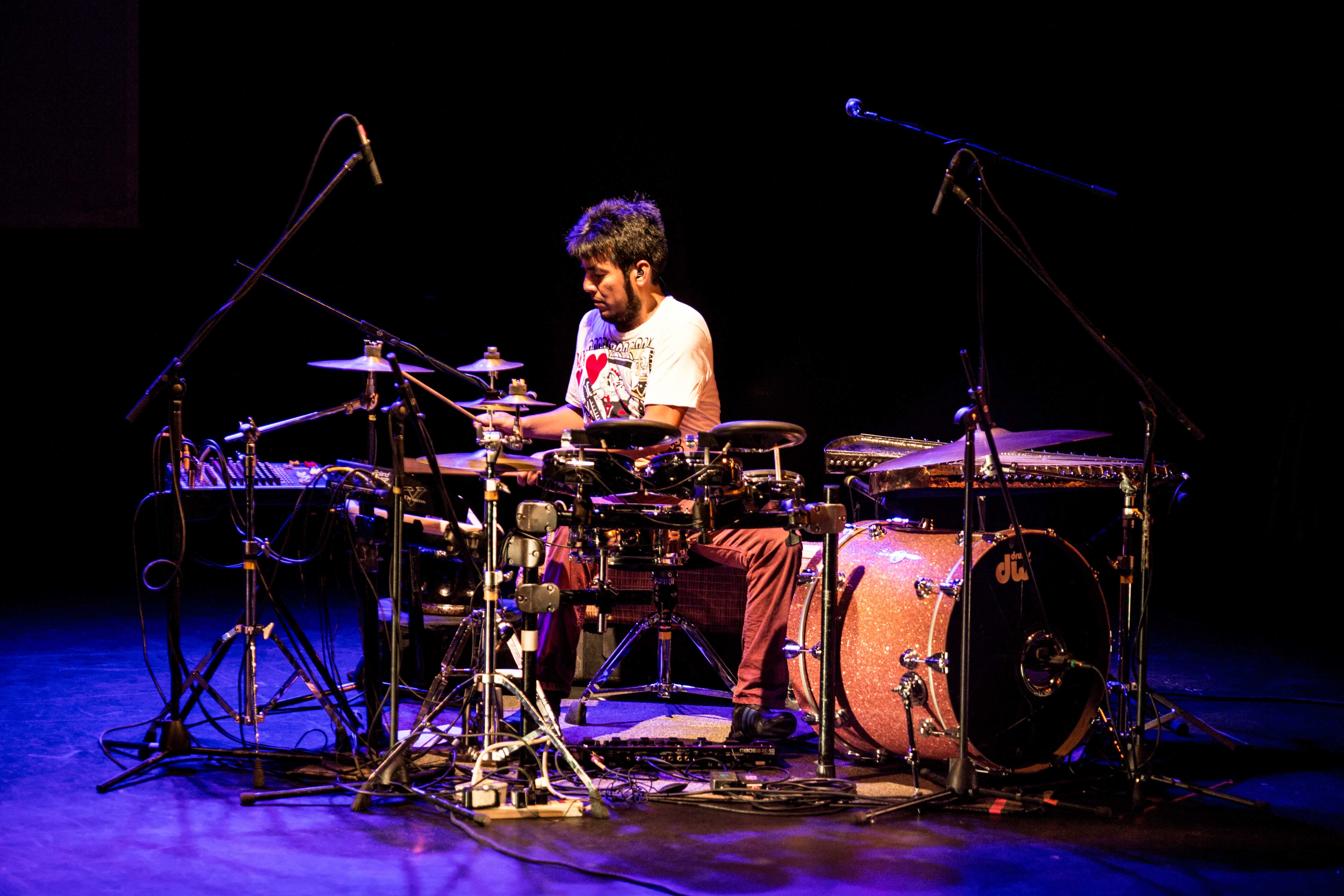 Francisco Sotelo speaking about crafting metal instruments